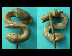 Brooch, Celtic/Romano Serpent-type c. 2nd Cent AD